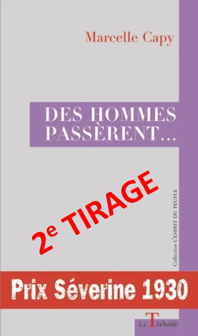 Des hommes passrent... de Marcelle Capy